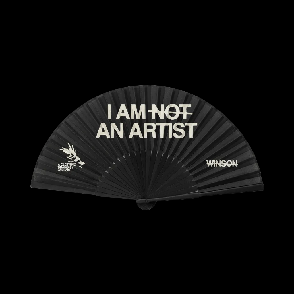 I am not an artist Hand Fan