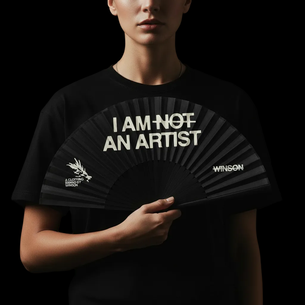 I am not an artist Hand Fan